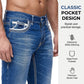 High-Stretch Double-Stitched Men's Jeans