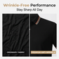 Men Fashion Contrast Lapel Quick Drying Short Sleeve T-Shirt