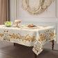 🌹 50% OFF NOW! ✨ Waterproof Gold Rose Tablecloth – Embossed design, stain-resistant & elegant – Perfect for dining, parties & special occasions 🍽️