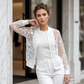 Women's Summer Floral Sheer Mesh Jacket