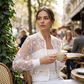 Women's Summer Floral Sheer Mesh Jacket