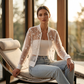 Women's Summer Floral Sheer Mesh Jacket