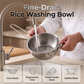 Fine-Drain Rice Washing Bowl