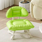 Rolling Low Stool with Backrest