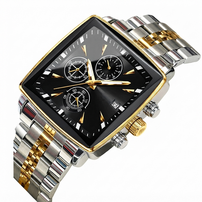 Men's Classic Square Dial Quartz Watch