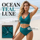 Women’s High-Waisted Ruched Bikini Set