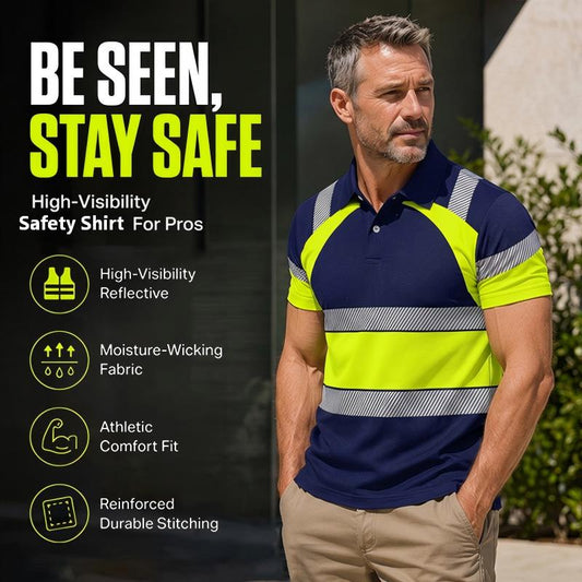 Men's High Visibility Round-Neck Top