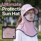 Summer Cycling Sun Hat with Neck Face Cover