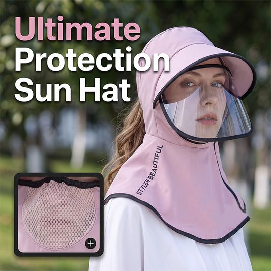 Summer Cycling Sun Hat with Neck Face Cover
