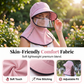 Summer Cycling Sun Hat with Neck Face Cover