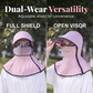 Summer Cycling Sun Hat with Neck Face Cover