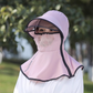 Summer Cycling Sun Hat with Neck Face Cover