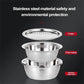⏱️🥬 Slice, Grate & Julienne in Minutes! Multi-Function Stainless Steel Vegetable Prep Bowl for Easy Cooking