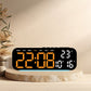 LED Display Digital Alarm Clock with Date Temp Weekday