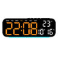 LED Display Digital Alarm Clock with Date Temp Weekday