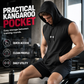Men's Athletic Sleeveless Hoodie Vest
