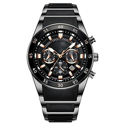 Men's Waterproof Multifunctional Quartz Watch