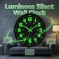 Modern 24-Hour Display Luminous Wall Clock