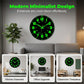 Modern 24-Hour Display Luminous Wall Clock