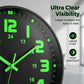 Modern 24-Hour Display Luminous Wall Clock