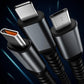Buy 1 Get 1 Free! Buy 2 Get 3 Free! Transparent Luminous 3-in-1 Super Fast Charging Cable