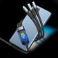 Buy 1 Get 1 Free! Buy 2 Get 3 Free! Transparent Luminous 3-in-1 Super Fast Charging Cable
