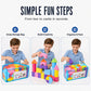 📢📢 50% OFF !! ⏰ Kids' Soft EVA Foam Building Blocks Set – Lightweight, Safe & Perfect for Creative Play 🧱✨