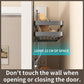 Over The Door Hooks with Storage Basket