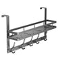 Over The Door Hooks with Storage Basket