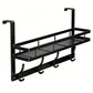 Over The Door Hooks with Storage Basket