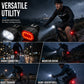 USB Rechargeable Bike Light Set