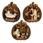 Halloween Wooden Pumpkin Tabletop Decor