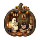 Halloween Wooden Pumpkin Tabletop Decor