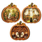 Halloween Wooden Pumpkin Tabletop Decor