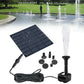☀️ Outdoor Solar Fountain Pump Set with Split Panel – 5 Nozzle Garden Water Feature Kit for Bird Bath, Pond & Patio, Eco-Friendly 🪷✨