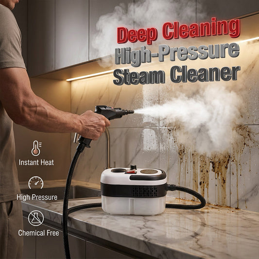 🧼 High-Pressure Steam Cleaner – Turbo Steam, Adjustable Intensity & 1200ml Tank 🏠