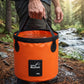 Portable Folding Bucket for Outdoor Camping and Fishing