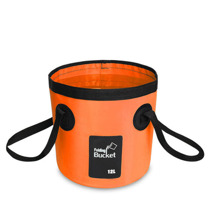 Portable Folding Bucket for Outdoor Camping and Fishing