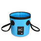 Portable Folding Bucket for Outdoor Camping and Fishing