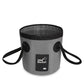 Portable Folding Bucket for Outdoor Camping and Fishing
