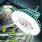🏕️✨Portable Fan Light with 3 Speeds & LED Lantern