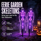 Solar Skeleton Ground Stake Lights Outdoor Waterproof Halloween Decor Lights