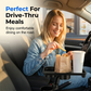 Car Cup Holder Expander with Tray