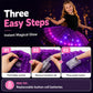 LED Light Up Sequin Tutu Skirt Star Mesh Princess Skirt for Girls and Adults