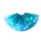 LED Light Up Sequin Tutu Skirt Star Mesh Princess Skirt for Girls and Adults