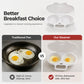 🍳 Dual Cavity Microwave Egg Poacher – Quick Oil-Free Cooking, Food-Grade PP & Versatile Kitchen Essential 💫