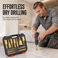 12-Piece Dry Diamond Tile Hole Saw Kit (6-35mm)