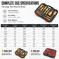 12-Piece Dry Diamond Tile Hole Saw Kit (6-35mm)