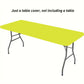 Fitted Spandex Table Cover for Rectangular & Square Tables