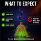 Halloween Electric Witch Broom Decoration